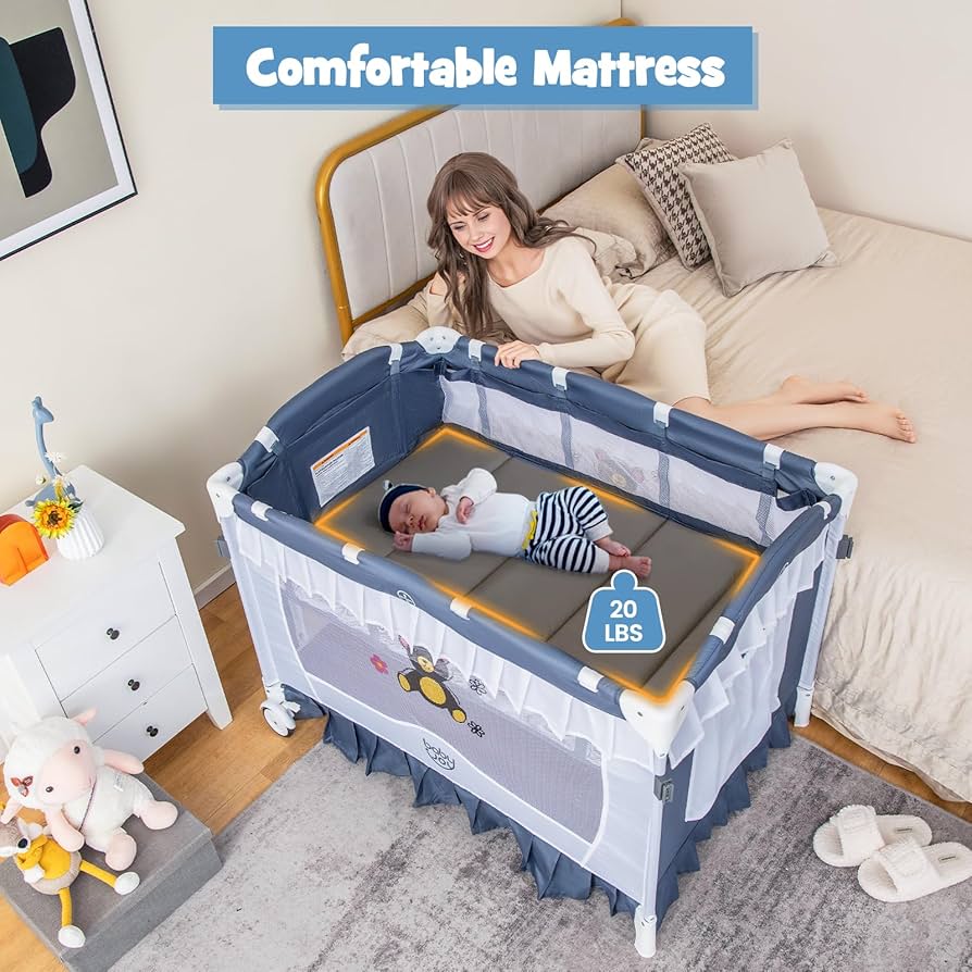 グラパット「JOY」 Amazon.com : BABY JOY 4 in 1 Pack and Play with Canopy